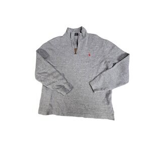 Men’s polo Ralph Lauren dress gray pullover medium